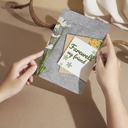 AanyaCentric Farewell Gift For Friend Boss Colleague 5.8x8.3inches Printed Greeting Card