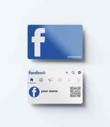 Virtux NFC Smart Facebook Influencer Business Card