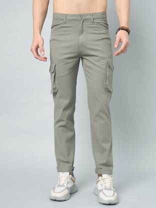 STUDIO NEXX Relaxed Men Grey Trousers