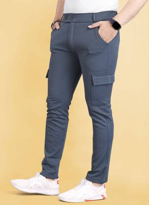 COMBRAIDED Regular Fit Men Grey Trousers