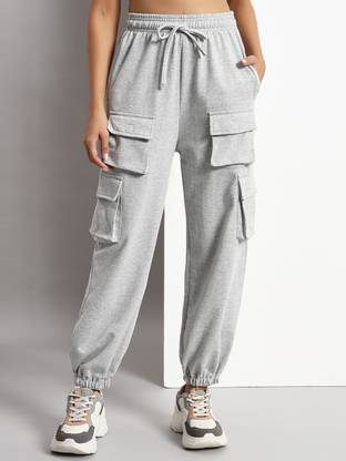Q-Rious Regular Fit Women Grey Trousers