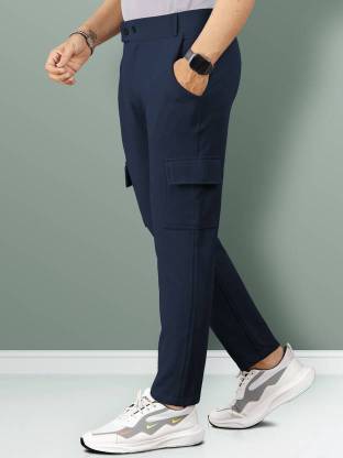 YNAM Men Lycra Cargos