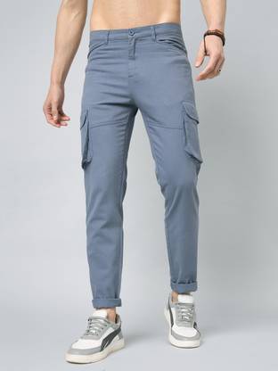 STUDIO NEXX Relaxed Men Light Blue Trousers