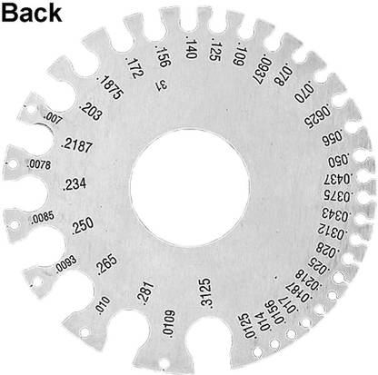 AS TOOL CENTER Steel round wire measuring measure gauge millimetres sheet metal Marking Gauge