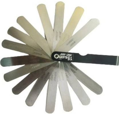 High Q 15 BLADES FEELER GAUGE DUAL MARKED MEASURING TOOL(0.002''- 0.025''MM) Marking Gauge