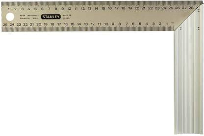 STANLEY 1-45-687 Try Square, 400x200 mm, Silver Tri-Square
