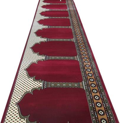 AyanCarpets Red, Purple Acrylic Carpet