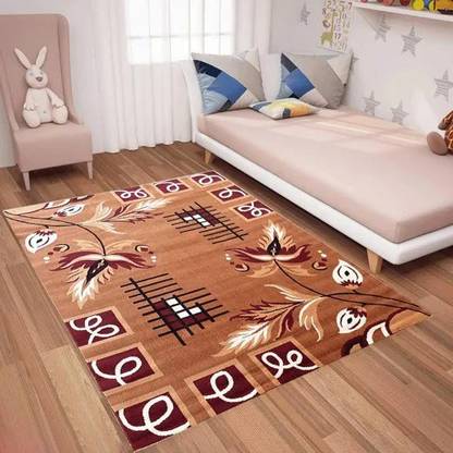 AyanCarpets Multicolor Acrylic Carpet