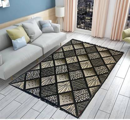 Nature A 5 ft  X 7 ft Cotton Carpet