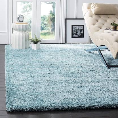 Acarpet Beige, Blue Polyester Carpet