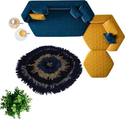 Obeetee Multicolor Cotton Carpet