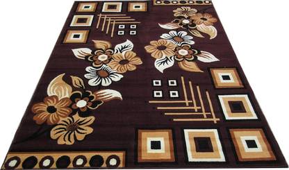 Zia Carpets Multicolor Polyester Carpet