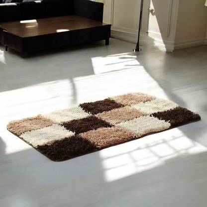 UNFOLD HAPPINESS 16 cm  X 24 cm Cotton Carpet