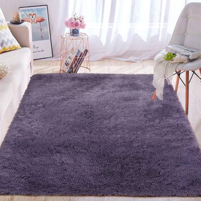 Range Handloom Grey, Purple Wool Area Rug