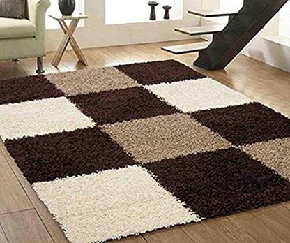 biswak Multicolor Polyester Carpet