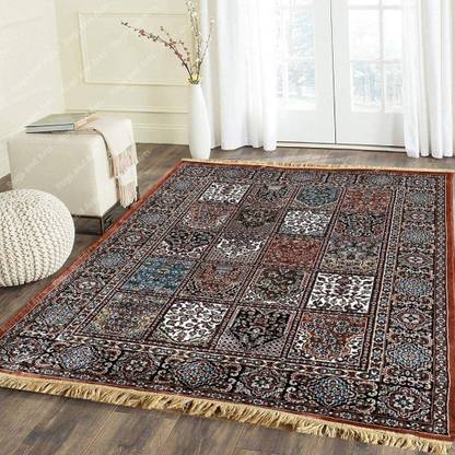 Bh Carpetss Multicolor Silk Carpet