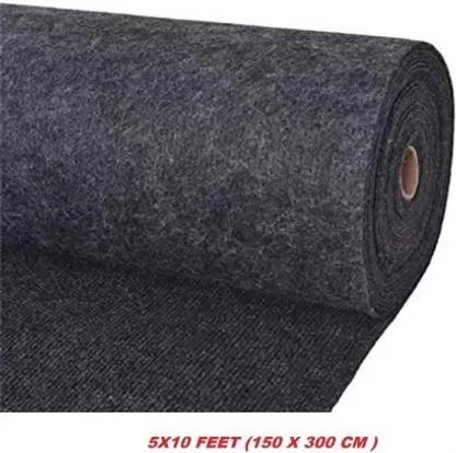 Acarpet Grey, Black Synthetic Carpet