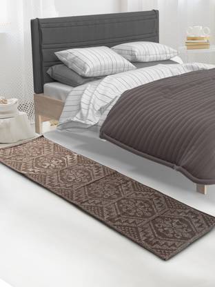 Saral Home Brown Cotton Runner