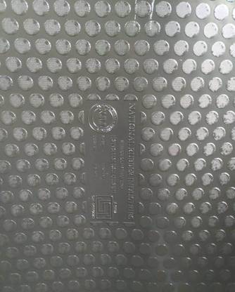 NATIONAL RUBBER INDUSTRIES Black PVC Area Rug