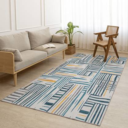 HOMEMONDE Multicolor Polyester Carpet