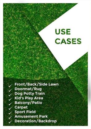AAVAHAN Artificial Grass Floor Mat