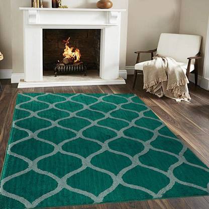 Woolpik Multicolor Polyester Carpet