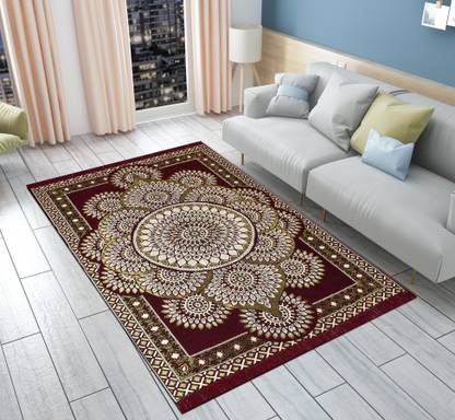 Furnishing Hut Red Cotton Carpet