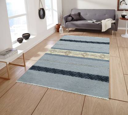 Prashia Collection 100 cm X 150 cm Wool, Jute Carpet