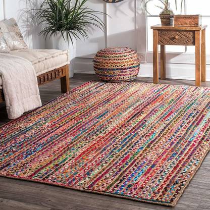 Suryansh Handloom Multicolor Jute Carpet