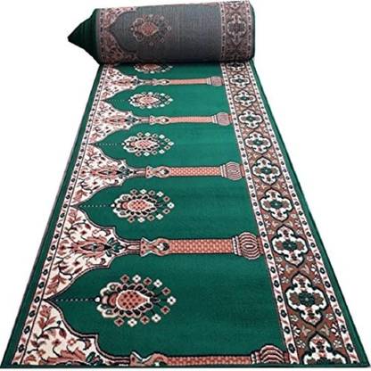 KAYNAT CARPET Dark Green Acrylic, Wool Carpet