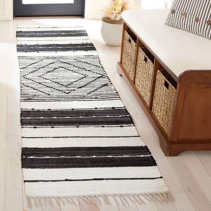 SLAZIE Black Cotton Runner