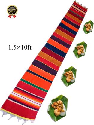 Shri Balaji Textiles 46 cm  X 305 cm Cotton Runner