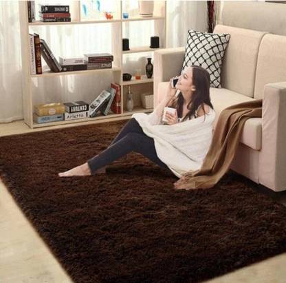 Ra handloom carpet Brown Wool Carpet