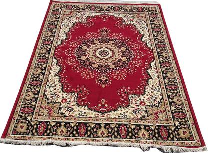 Zia Carpets Red Polyester Carpet