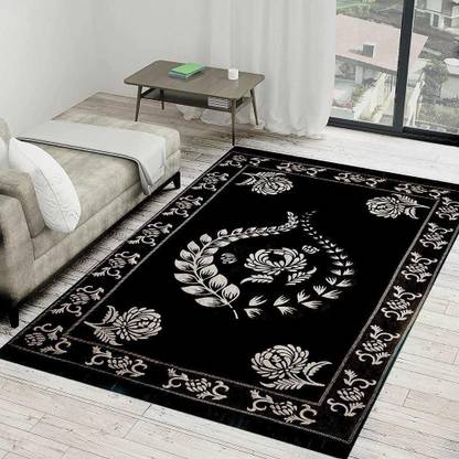 HOMIMPEX Black Velvet Carpet