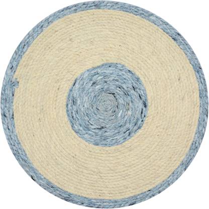 Rugtrack Blue, Beige Wool Area Rug