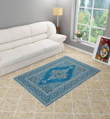 Furnishing Hut Multicolor Velvet Carpet