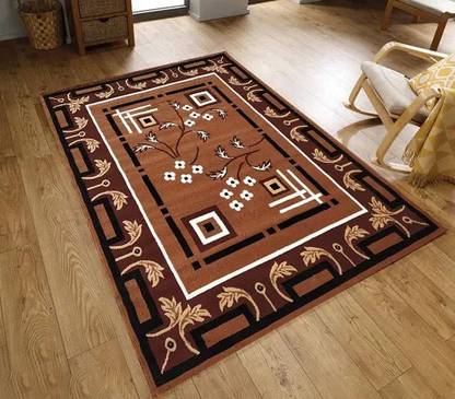 AyanCarpets Multicolor Acrylic Carpet