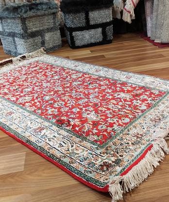 KASHMIR HANDLOOM Multicolor Wool Carpet