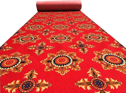 AfCarpets Red, Pink Synthetic Carpet