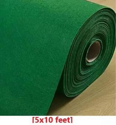 R CARPETS Green Acrylic Carpet