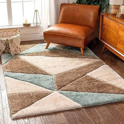 R CARPETS Multicolor Wool Carpet