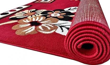 CHAUDHARYCARPET Red Acrylic Carpet