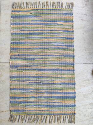 KiKu International 3 ft  X 4 ft Cotton Area Rug