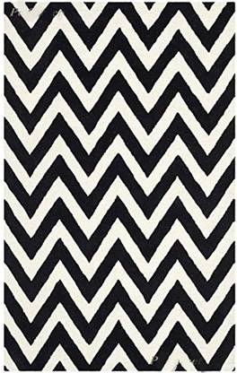 HPRUGS Black, White Wool Carpet