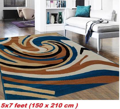 KAYNAT CARPET Blue Acrylic Carpet