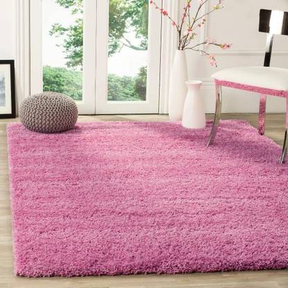 Shag Weaving 4 ft X 6 ft Polyester Carpet