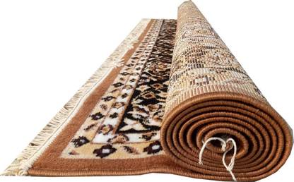 R CARPETS Gold Silk Carpet