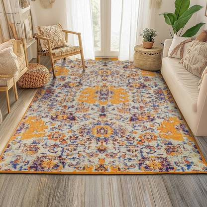 STATUS Multicolor Polyester Carpet