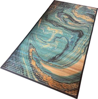 Bamboo Greens Multicolor Bamboo Carpet